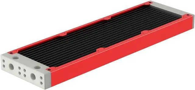 Main image of PrimoChill 360SL (30mm) EXIMO Modular Radiator, White POM, 3x120mm, Triple Fan (R-SL-W36) Available in 20+ Colors, Assembled in USA and Custom Watercooling Loop Ready