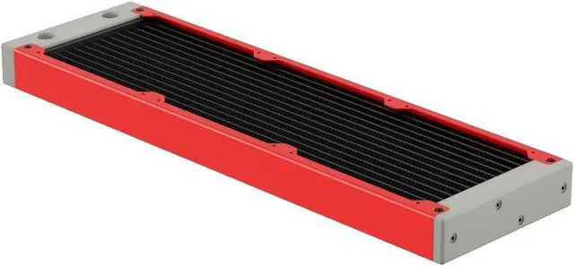 Alt view image 3 of 7 - PrimoChill 360SL (30mm) EXIMO Modular Radiator, White POM, 3x120mm, Triple Fan (R-SL-W36) Available in 20+ Colors, Assembled in USA and Custom Watercooling Loop Ready