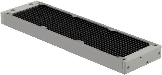 Alt view image 2 of 7 - PrimoChill 360SL (30mm) EXIMO Modular Radiator, White POM, 3x120mm, Triple Fan (R-SL-W36) Available in 20+ Colors, Assembled in USA and Custom Watercooling Loop Ready
