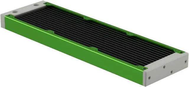 Alt view image 2 of 7 - PrimoChill 360SL (30mm) EXIMO Modular Radiator, White POM, 3x120mm, Triple Fan (R-SL-W36) Available in 20+ Colors, Assembled in USA and Custom Watercooling Loop Ready