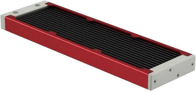 Alt view image 2 of 7 - PrimoChill 360SL (30mm) EXIMO Modular Radiator, White POM, 3x120mm, Triple Fan (R-SL-W36) Available in 20+ Colors, Assembled in USA and Custom Watercooling Loop Ready