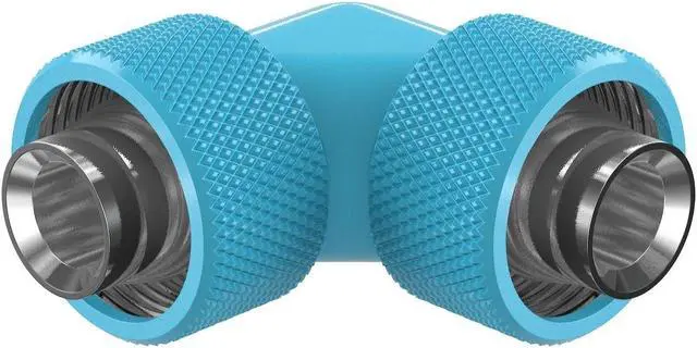 Main image of PrimoChill SecureFit SX - Premium 90 Degree Compression Fitting Set For 1/2in ID x 3/4in OD Flexible Tubing (F-SFSX3490) - Available in 20+ Colors, Custom Watercooling Loop Ready