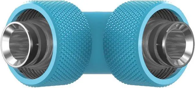 Alt view image 2 of 5 - PrimoChill SecureFit SX - Premium 90 Degree Compression Fitting Set For 1/2in ID x 3/4in OD Flexible Tubing (F-SFSX3490) - Available in 20+ Colors, Custom Watercooling Loop Ready