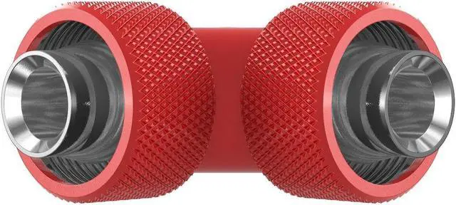 Alt view image 2 of 5 - PrimoChill SecureFit SX - Premium 90 Degree Compression Fitting Set For 1/2in ID x 3/4in OD Flexible Tubing (F-SFSX3490) - Available in 20+ Colors, Custom Watercooling Loop Ready