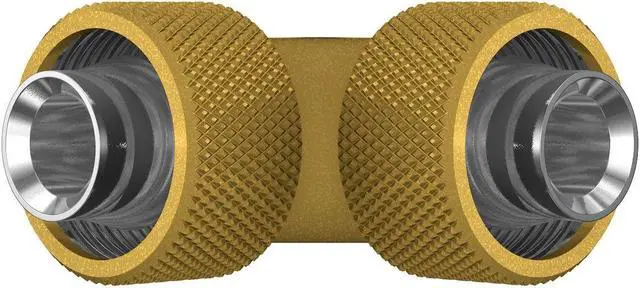 Alt view image 2 of 5 - PrimoChill SecureFit SX - Premium 90 Degree Compression Fitting Set For 1/2in ID x 3/4in OD Flexible Tubing (F-SFSX3490) - Available in 20+ Colors, Custom Watercooling Loop Ready
