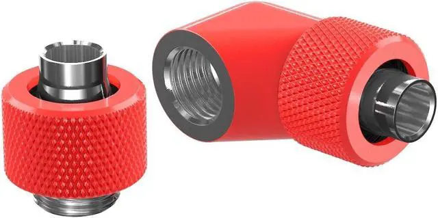 Alt view image 4 of 6 - PrimoChill SecureFit SX - Premium 90 Degree Compression Fitting Set For 3/8in ID x 1/2in OD Flexible Tubing (F-SFSX1290) - Available in 20+ Colors, Custom Watercooling Loop Ready