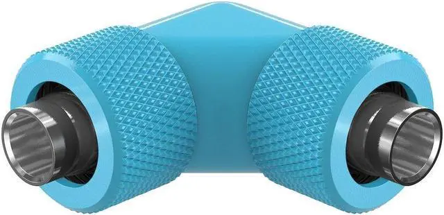 Main image of PrimoChill SecureFit SX - Premium 90 Degree Compression Fitting Set For 3/8in ID x 1/2in OD Flexible Tubing (F-SFSX1290) - Available in 20+ Colors, Custom Watercooling Loop Ready