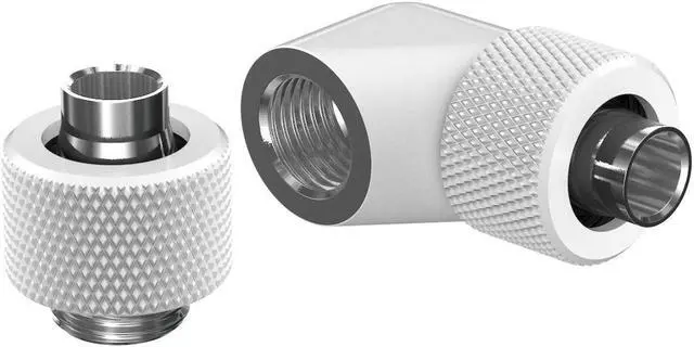 Alt view image 3 of 5 - PrimoChill SecureFit SX - Premium 90 Degree Compression Fitting Set For 3/8in ID x 1/2in OD Flexible Tubing (F-SFSX1290) - Available in 20+ Colors, Custom Watercooling Loop Ready