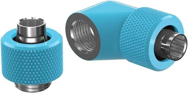 Alt view image 3 of 5 - PrimoChill SecureFit SX - Premium 90 Degree Compression Fitting Set For 3/8in ID x 1/2in OD Flexible Tubing (F-SFSX1290) - Available in 20+ Colors, Custom Watercooling Loop Ready