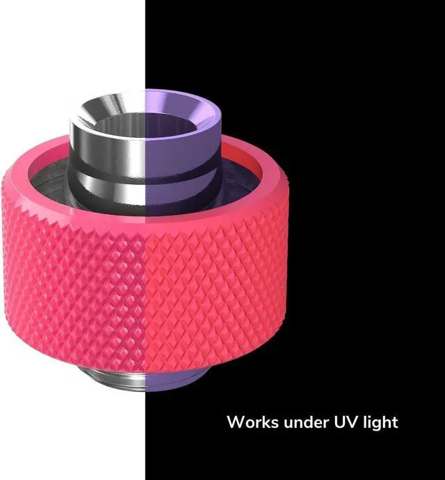 Alt view image 2 of 7 - PrimoChill SecureFit SX - Premium Compression Fitting For 1/2in ID x 3/4in OD Flexible Tubing (F-SFSX34) - Available in 20+ Colors, Custom Watercooling Loop Ready