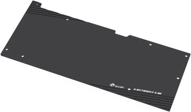 Alt view image 2 of 7 - Bykski Full Coverage GPU Water Block and Backplate For AMD Radeon RX 7800 XT (A-RX7800XT-X)