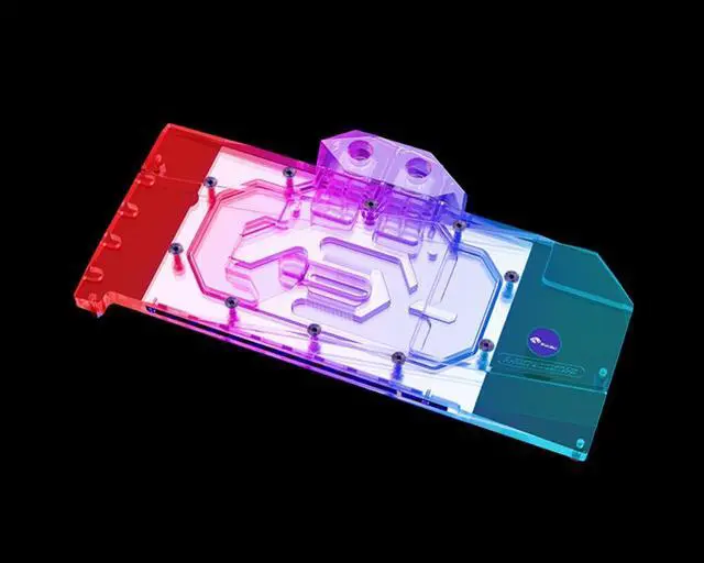 Alt view image 3 of 5 - Bykski Full Coverage GPU Water Block and Backplate For AMD Radeon RX 7900 XTX (A-RX7900XTX-X)