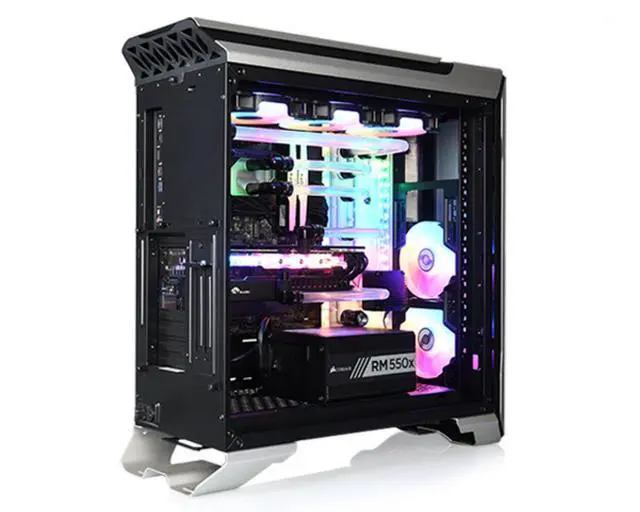 Alt view image 3 of 7 - Bykski Distro Plate For Cooler Master SL600M PMMA w/ 5v Addressable RGB(RBW) (RGV-CM-600M-P-V2-K)