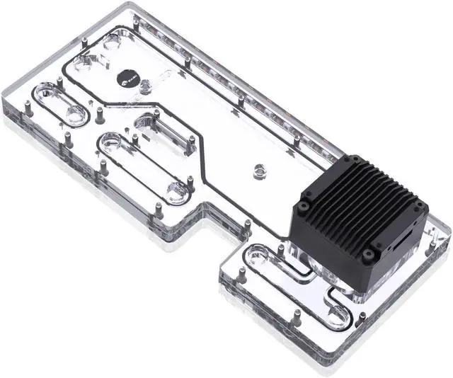 Main image of Bykski Distro Plate For NZXT H510 - PMMA w/ 5v Addressable RGB(RBW) (RGV-NZXT-H510-P-K)