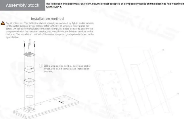 Alt view image 6 of 7 - Bykski Distro Plate For NZXT H510 - PMMA w/ 5v Addressable RGB(RBW) (RGV-NZXT-H510-P-K)