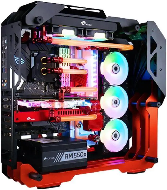 Alt view image 3 of 6 - Bykski Distro Plate For COUGAR Blazer - PMMA w/ 5v Addressable RGB(RBW) (RGV-CG-5LMGO-P-K)
