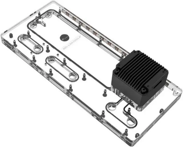 Main image of Bykski Distro Plate For LIAN LI Ghost Axe - PMMA w/ 5v Addressable RGB (RBW) (RGV-LAN-COOL-P-K)