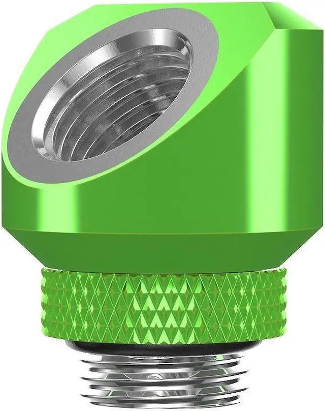 Main image of PrimoChill InterConnectSX Flat 45 Degree Rotary Fitting (FAF45)  Enhanced PC Cooling with Sleek Aesthetics - Available in 20+ Colors, Custom Watercooling Loop Ready