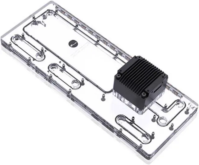 Main image of Bykski Distro Plate For COUGAR CONQUER 2 - PMMA w/ 5v Addressable RGB(RBW) (RGV-CG-ZFZ-VG-P-K)