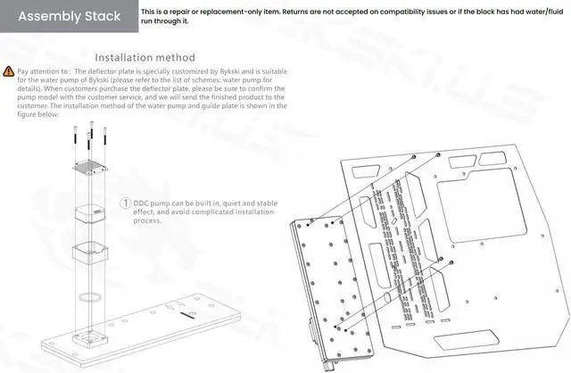 Alt view image 6 of 7 - Bykski Distro Plate For COUGAR CONQUER 2 - PMMA w/ 5v Addressable RGB(RBW) (RGV-CG-ZFZ-VG-P-K)