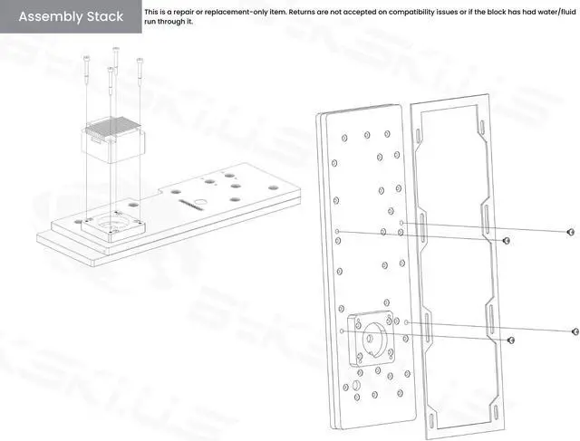 Alt view image 6 of 7 - Bykski Distro Plate  (RGV-NZXT-H9 FLOW-P-K) For NZXT H9 FLOW - PMMA w/ 5v Addressable RGB(RBW)
