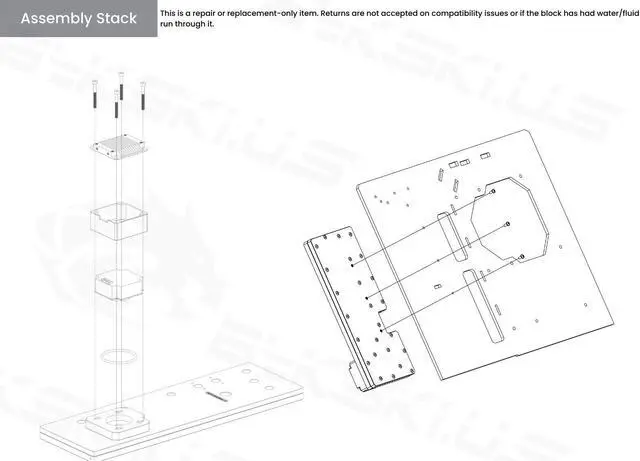 Alt view image 6 of 7 - Bykski Distro Plate For ASUS Rog Strix Helios PMMA w/ 5v Addressable RGB(RBW) (RGV-AS-STRIXHS-P-V2-K)