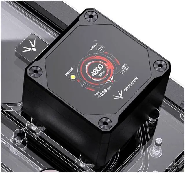 Main image of Bykski Distro Plate For PHANTEKS NV7 - PMMA w/ 5v Addressable RGB(RBW) (RGV-PHA-NV7-P-KG)