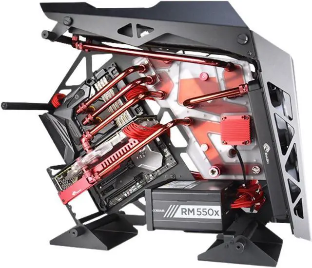 Alt view image 4 of 7 - Bykski Distro Plate For COUGAR CONQUEROR - PMMA w/ 5v Addressable RGB(RBW) (RGV-CG-ZFZ-P)