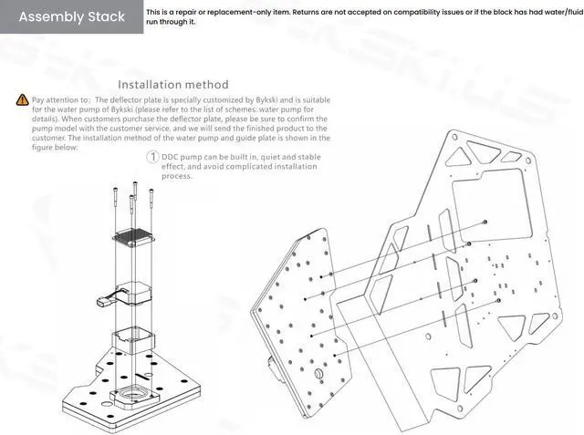 Alt view image 6 of 7 - Bykski Distro Plate For COUGAR CONQUEROR - PMMA w/ 5v Addressable RGB(RBW) (RGV-CG-ZFZ-P)