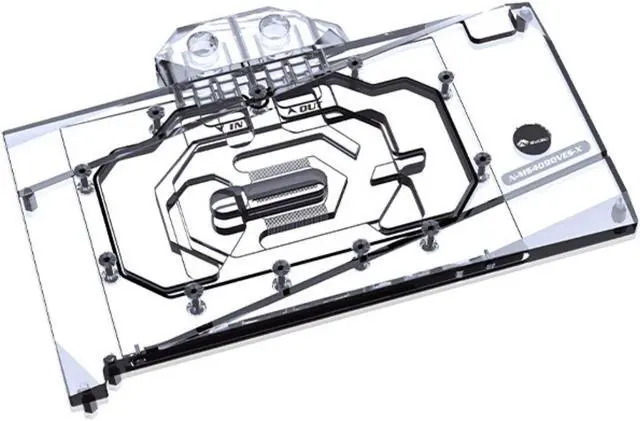 Main image of Bykski Full Coverage GPU Water Block and Backplate For MSI GeForce RTX 4090 VENTUS 3X 24G OC (N-MS4090VES-X)