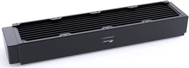 Alt view image 2 of 5 - Bykski 80mm x 45mm RC Series Radiator, 80mm x 4, Quad Fan (CR-RD80X4RC-TK)