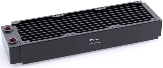 Main image of Bykski 80mm x 45mm RC Series Radiator, 80mm x 3, Triple Fan (CR-RD80X3RC-TK)