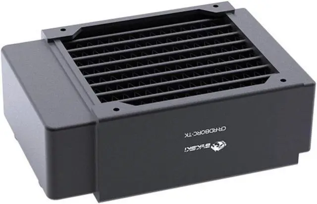 Alt view image 2 of 5 - Bykski 80mm x 45mm RC Series Radiator, 80mm x 1, Single Fan (CR-RD80RC-TK)