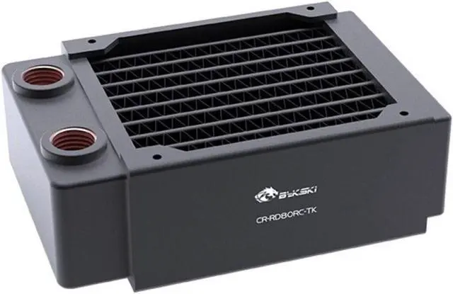 Main image of Bykski 80mm x 45mm RC Series Radiator, 80mm x 1, Single Fan (CR-RD80RC-TK)