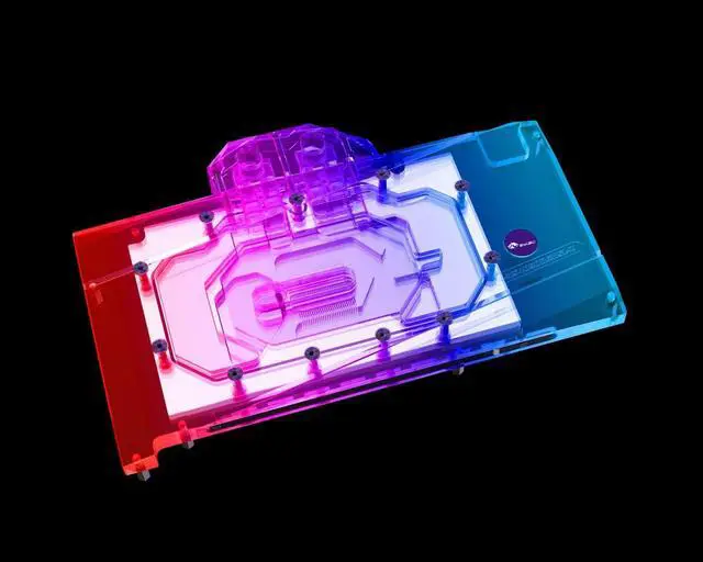 Alt view image 3 of 7 - Bykski Full Coverage GPU Water Block and Backplate For MSI GeForce RTX 4090 GAMING X SLIM 24G (N-MS4090DGMSL-X)