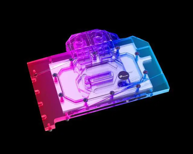 Alt view image 3 of 7 - Bykski Full Coverage GPU Water Block and Backplate For ASUS ATS Gaming GeForce RTX 4060 TI OC (N-AS4060TIATSV2-X)