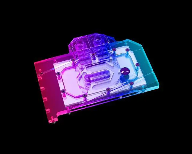 Alt view image 4 of 7 - Bykski Full Coverage GPU Water Block and Backplate For ASUS Dual GeForce RTX 4060 Ti OC Edition 16GB (N-AS4060TIDUAL16G-X)