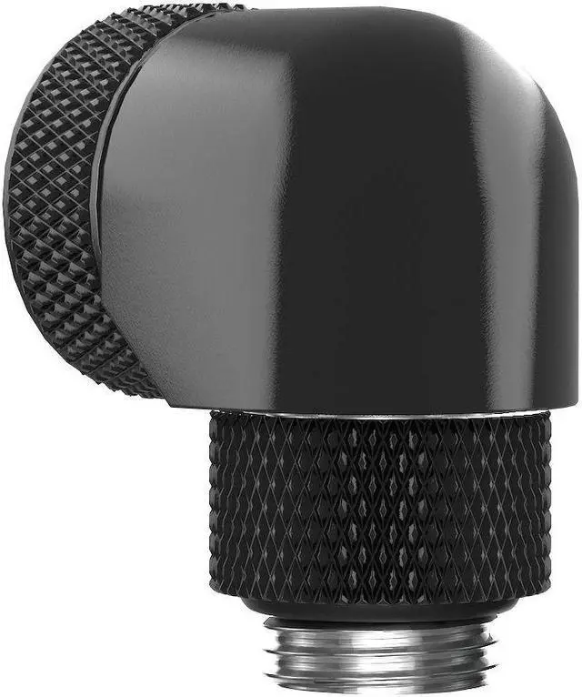 Alt view image 2 of 3 - PrimoChill InterConnect SX Premium G1/4 to 90 Degree Adapter Fitting for 14MM Rigid Tubing (FA-G9014)