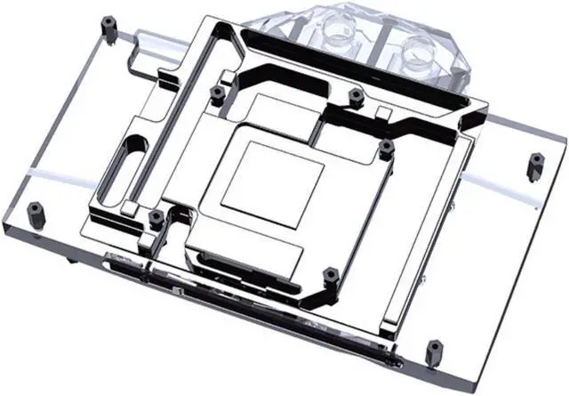 Alt view image 2 of 7 - Bykski Full Coverage GPU Water Block and Backplate For GALAX GeForce RTX 4070 Ti Overseas Edition (N-GY4070TI-X)