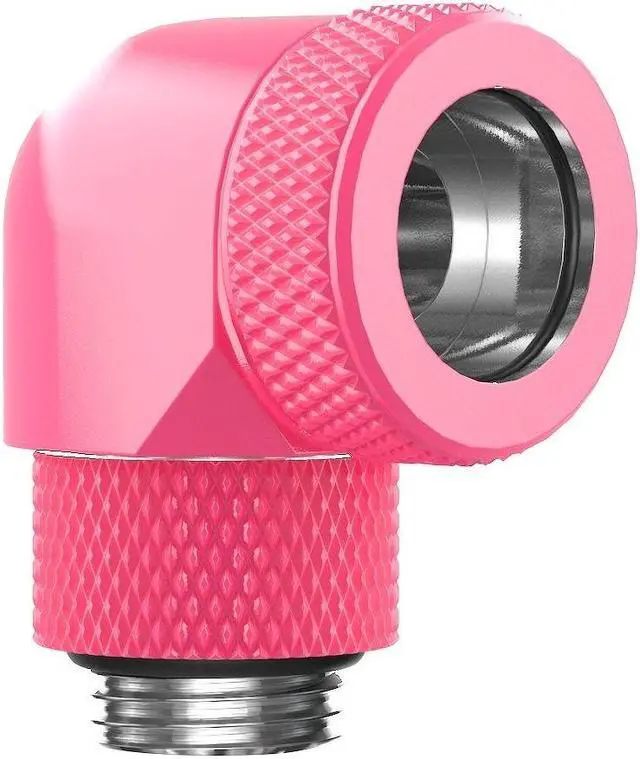 Main image of PrimoChill InterConnect SX Premium G1/4 to 90 Degree Adapter Fitting For 16MM Rigid Tubing (FA-G9016)
