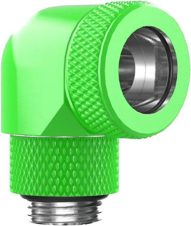 Main image of PrimoChill InterConnect SX Premium G1/4 to 90 Degree Adapter Fitting For 16MM Rigid Tubing (FA-G9016)