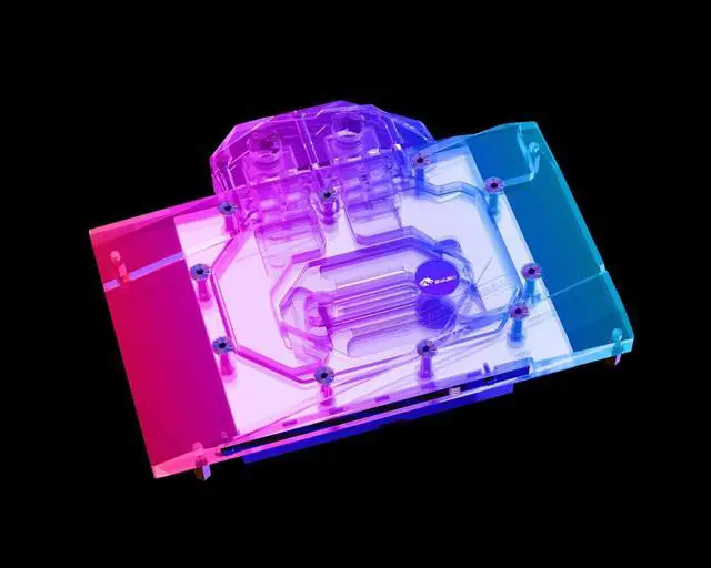 Alt view image 4 of 7 - Bykski Full Coverage GPU Water Block and Backplate For GIGABYTE AORUS GeForce RTX 3060/3060Ti/3070 MASTER 8G (N-GV3070AORUS-X-V2)
