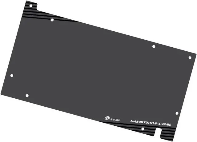 Alt view image 2 of 7 - Bykski Full Coverage GPU Water Block and Backplate For ASUS TUF GeForce RTX 4070/4070Ti (SELECT MODELS ONLY) (N-AS4070TITUF-X-V2)