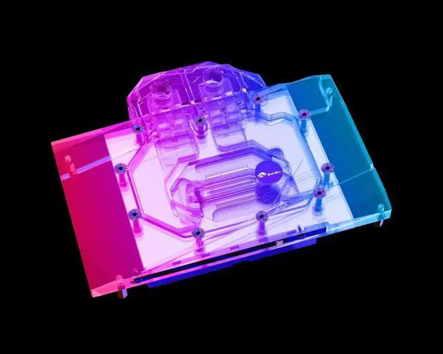 Alt view image 3 of 7 - Bykski Full Coverage GPU Water Block and Backplate For ZOTAC GeForce RTX 4060Ti 8GB X GAMING OC (N-ST4060TIXG-X)