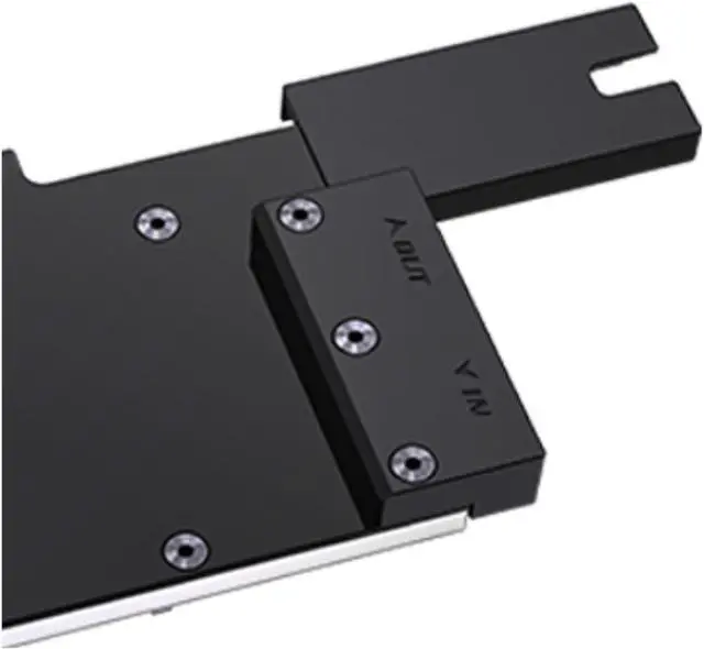 Alt view image 4 of 7 - Bykski Metal/POM GPU Water Block and Backplate For NVIDIA RTX 4000 ADA (N-RTX4000-X)
