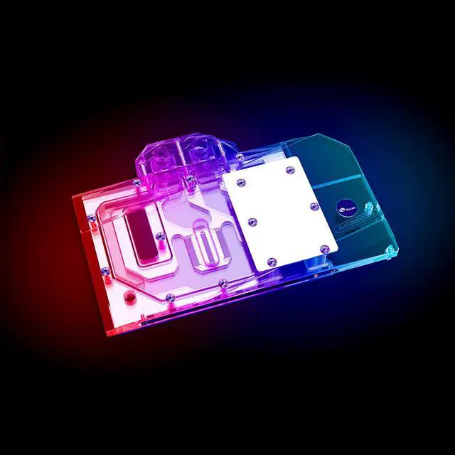 Alt view image 4 of 7 - Bykski Full Coverage GPU Water Block and Backplate for PowerColor RX 6800 XT Red Dragon (A-PC6800XT-X)