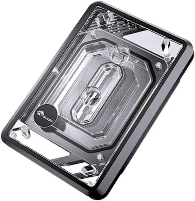 Main image of Bykski CPU-XPR-MK-M-V5 High-Efficiency CPU Water Cooling Block - Featuring High Flow Optimized 0.2mm Fins -  Full PMMA Mounting w/ 5v Addressable RGB - for AMD Ryzen 3/5/7/9 (AM4/AM5)