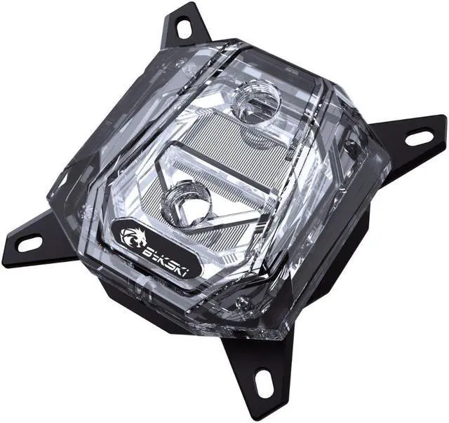 Main image of Bykski CPU-XPR-B-I-V2 High-Efficiency CPU Water Cooling Block - Featuring High Flow Optimized 0.2mm Fins - Geometric Design - for Intel LGA 1200/1700 - 115x - 2011/2066