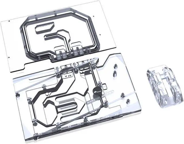 Alt view image 3 of 7 - Bykski Full Coverage GPU Water Block w/ Integrated Active Backplate for NVIDIA GeForce RTX 3090 Founders Edition (N-RTX3090FE-TC-V2)