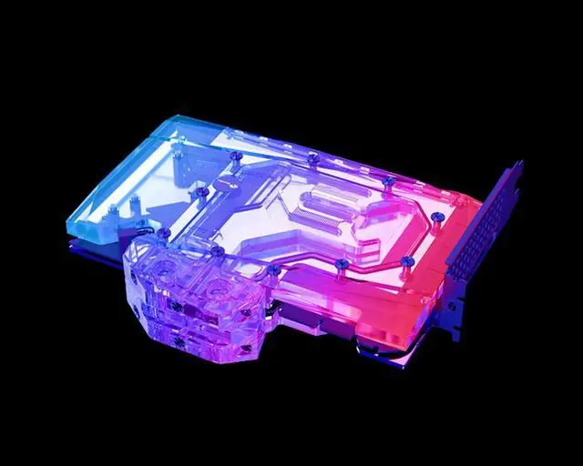 Alt view image 4 of 7 - Bykski Full Coverage GPU Water Block w/ Integrated Active Backplate for NVIDIA GeForce RTX 3090 Founders Edition (N-RTX3090FE-TC-V2)